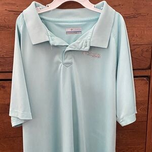 Columbia Aqua Short Sleeve Polo
